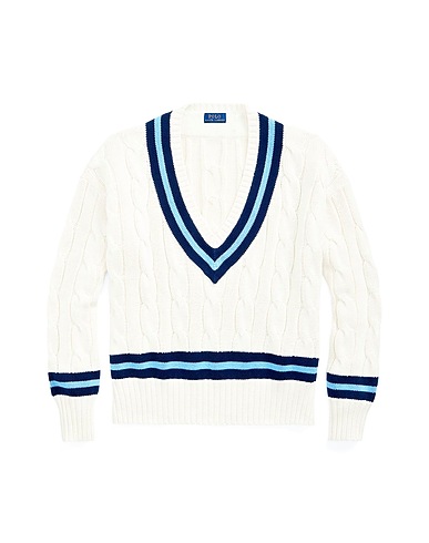 POLO RALPH LAUREN Pullover Elfenbein 100% Baumwolle