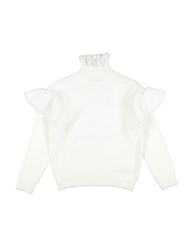 TO BE TOO Polo neck White 60% Nylon, 40% Acrylic