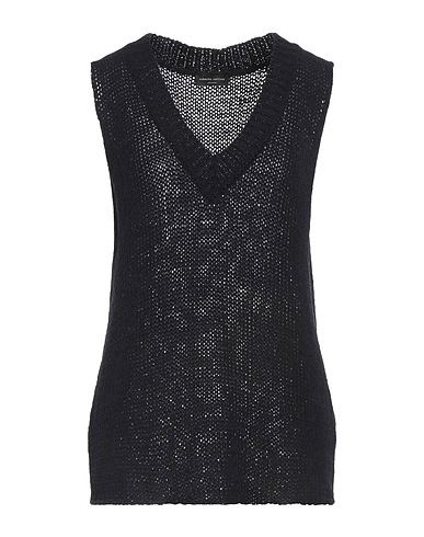 ROBERTO COLLINA Jumper Black 66% Cotton, 34% Polyamide