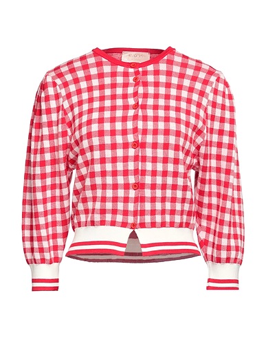 KAOS JEANS Cardigan Red 51% Viscose, 29% Cotton, 20% Polyester