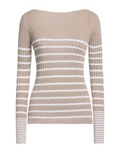 ROBERTO COLLINA Jumper Khaki 100% Cotton