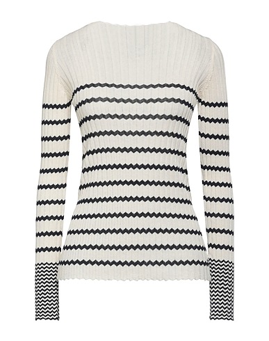 ROBERTO COLLINA Pullover Avorio 100% Cotone