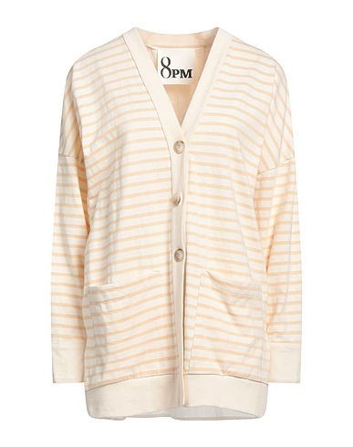 8PM Cardigan Beige 100% Cotton