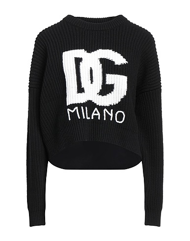 DOLCE&GABBANA Pullover Schwarz 100% Schurwolle