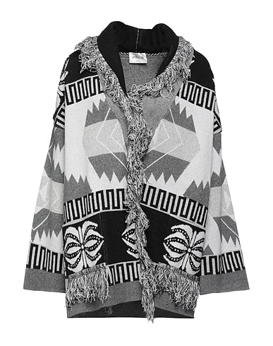 ANITA DI. Cardigan Light grey 45% Lambswool, 30% Viscose, 25% Cashmere