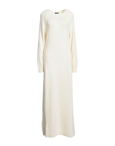 ANN DEMEULEMEESTER Knit dress Ivory 46% Alpaca wool, 45% Wool, 9% Cashmere