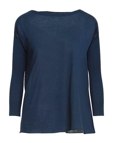 ROSSOPURO Pullover Marineblau 100% Baumwolle