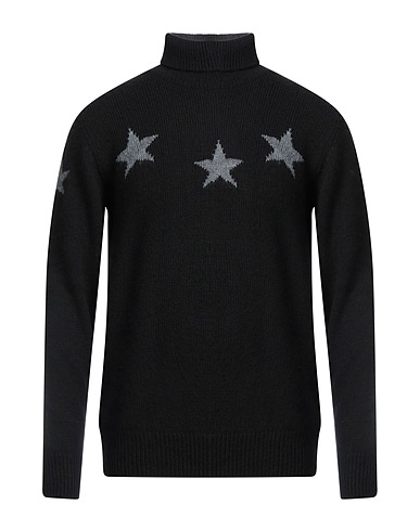 MACCHIA J Polo neck Black 60% Acrylic, 20% Wool, 20% Viscose