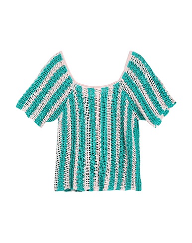 FORTE_FORTE Jumper Green 100% Cotton