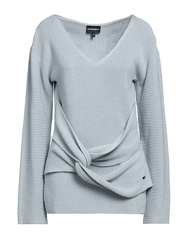 EMPORIO ARMANI Sweater Light grey 100% Virgin Wool