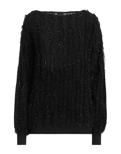 PINKO Jumper Black 65% Viscose, 35% Polyamide
