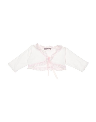 ERMANNO SCERVINO BABY Shrug White 100% Cotton, Linen, Polyamide