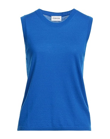 P.A.R.O.S.H. Maglia Gilet Blu china 100% Cachemire