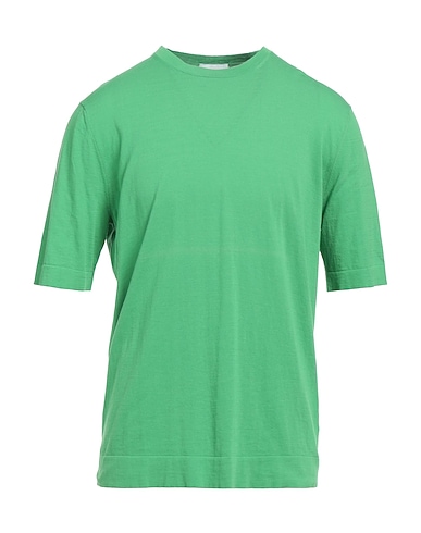 BALLANTYNE Jumper Green 100% Cotton