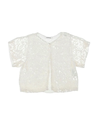 P.A.R.O.S.H. Cardigan White 100% Viscose, PVC - Polyvinyl chloride