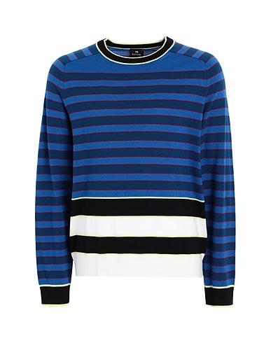 PS PAUL SMITH Pullover Blu 100% Lana Merino