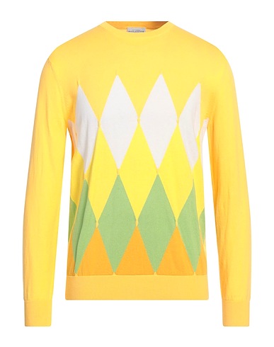 BALLANTYNE Pullover Giallo 85% Cotone, 15% Cachemire