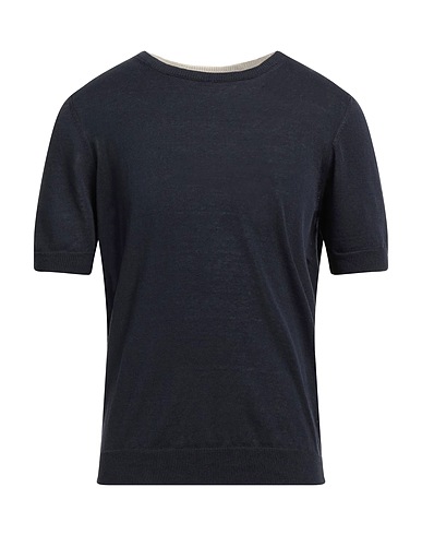 PESERICO Jumper Midnight blue 60% Linen, 40% Cotton
