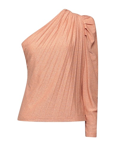 KOCCA One-shoulder top Rust 63% Viscose, 17% Polyester, 15% Polyamide, 5% Elastane