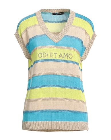 ODI ET AMO Pullover Azurblau 78% Viskose, 11% Metallisiertes Polyester, 11% Polyamid