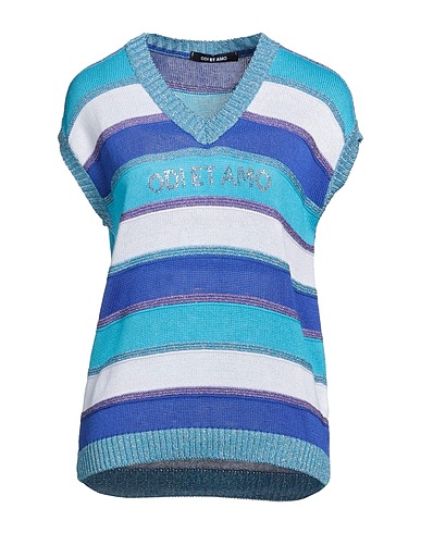 ODI ET AMO Pullover Blu 78% Viscosa, 11% Poliestere metallizzato, 11% Poliammide
