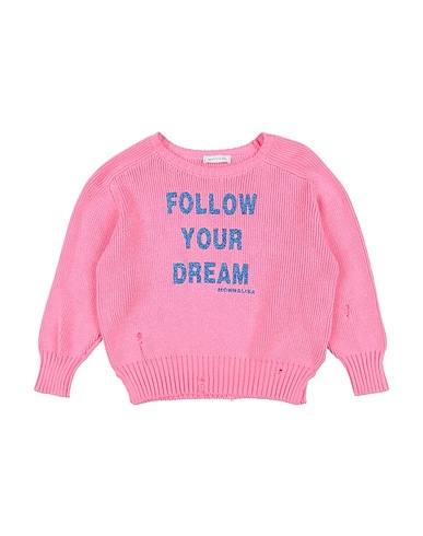 MONNALISA Jumper Pink 100% Cotton