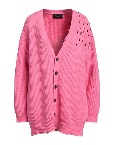 DSQUARED2 Cardigan Rosa 85% Cotone, 15% Poliammide