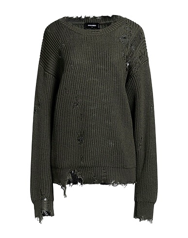 DSQUARED2 Sweater Military green 100% Cotton