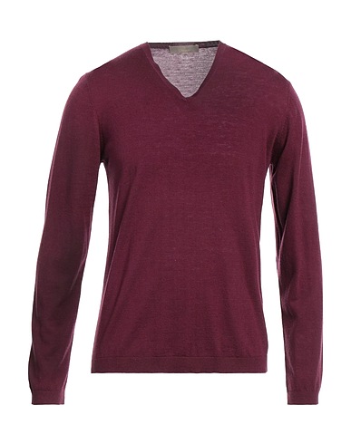 CRUCIANI Pullover Prune 70% Laine, 30% Cachemire