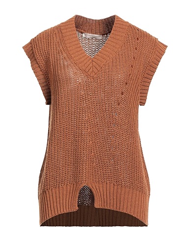 RINASCIMENTO Pullover Braun 50% Acetat, 20% Viskose, 20% Baumwolle, 10% Wolle