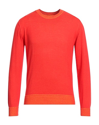 R89R by ROBBERT ROOST Pullover Rosso pomodoro 100% Cotone