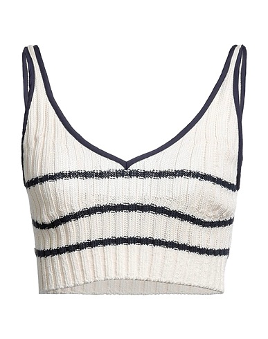 LORENA ANTONIAZZI Top Ivory 90% Cotton, 10% Polyester