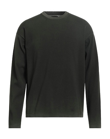 ROBERTO COLLINA Pullover Verde militare 100% Cotone