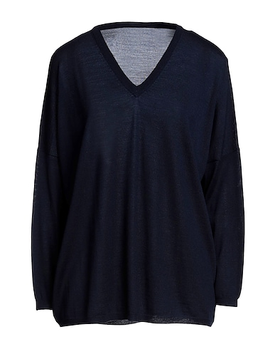 ARAGONA Pullover Nachtblau 100% Merinowolle