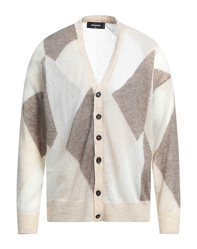 DSQUARED2 Cardigan Beige 50% Mohair wool, 36% Polyamide, 14% Wool