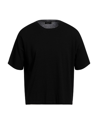 ROBERTO COLLINA Jumper Black 90% Viscose, 10% Polyester
