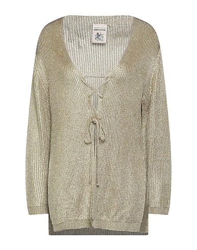 SEMICOUTURE Strickjacke Gold 70% Viskose, 30% Polyester