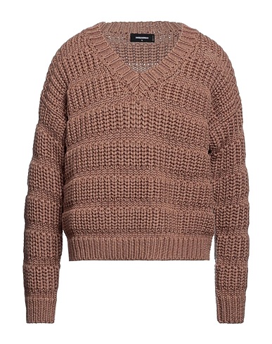 DSQUARED2 Jumper Camel 100% Virgin Wool