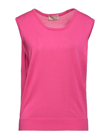 DRUMOHR Sleeveless sweater Magenta 100% Cotton
