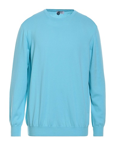 HERITAGE Pullover Celeste 100% Cotone