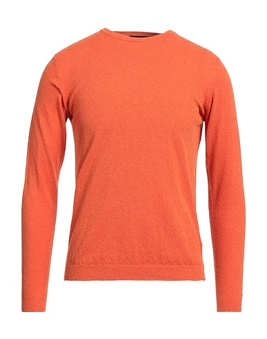 ROBERTO COLLINA Jumper Orange 70% Cotton, 30% Polyamide