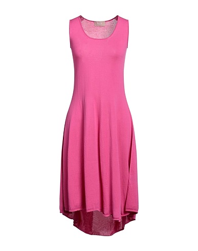DRUMOHR Midi dress Fuchsia 100% Cotton