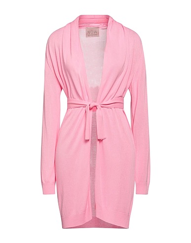 N.O.W. ANDREA ROSATI CASHMERE Cardigan Rosa 100% Viscosa