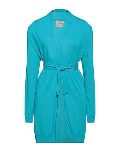 N.O.W. ANDREA ROSATI CASHMERE Cardigan Azzurro 100% Viscosa