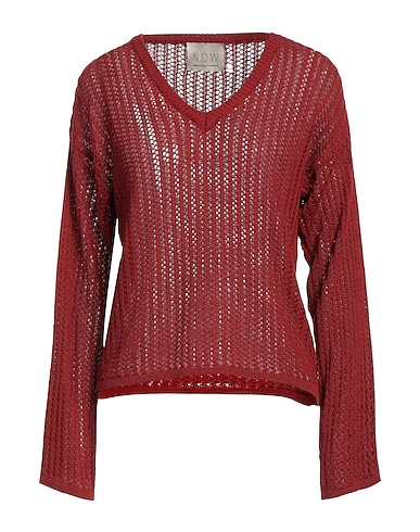 N.O.W. ANDREA ROSATI CASHMERE Jumper Brick red 100% Viscose