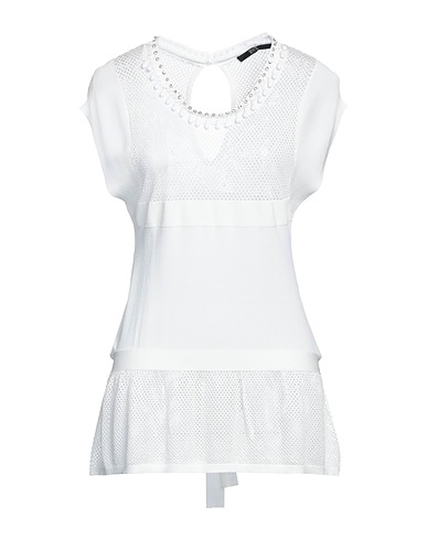 SEVENTY VENEZIA Jumper White 77% Viscose, 23% Polyamide