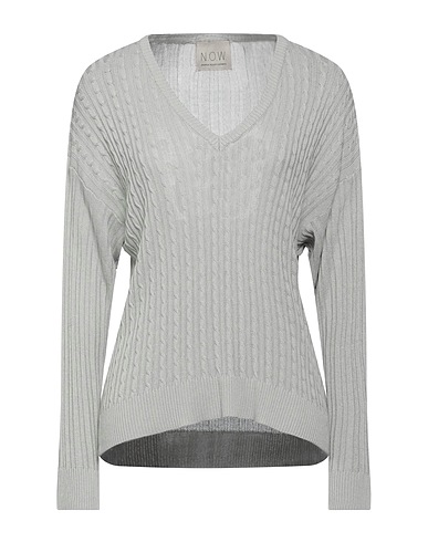 N.O.W. ANDREA ROSATI CASHMERE Jumper Light grey 100% Viscose