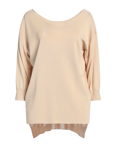MALO Jumper BEIGE 53% Viscose, 47% Cotton