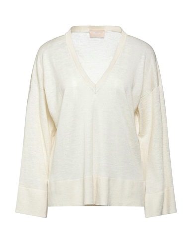 DRUMOHR Sweater Off white 65% Silk, 35% Linen