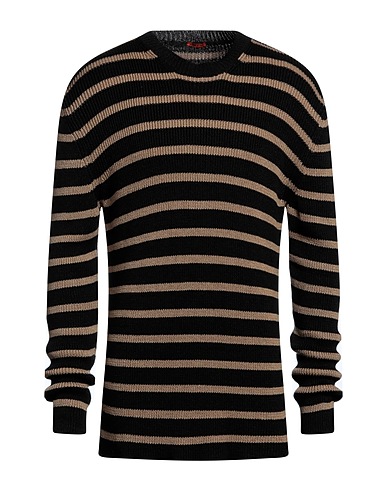 BARENA Jumper Black 65% Linen, 35% Cotton